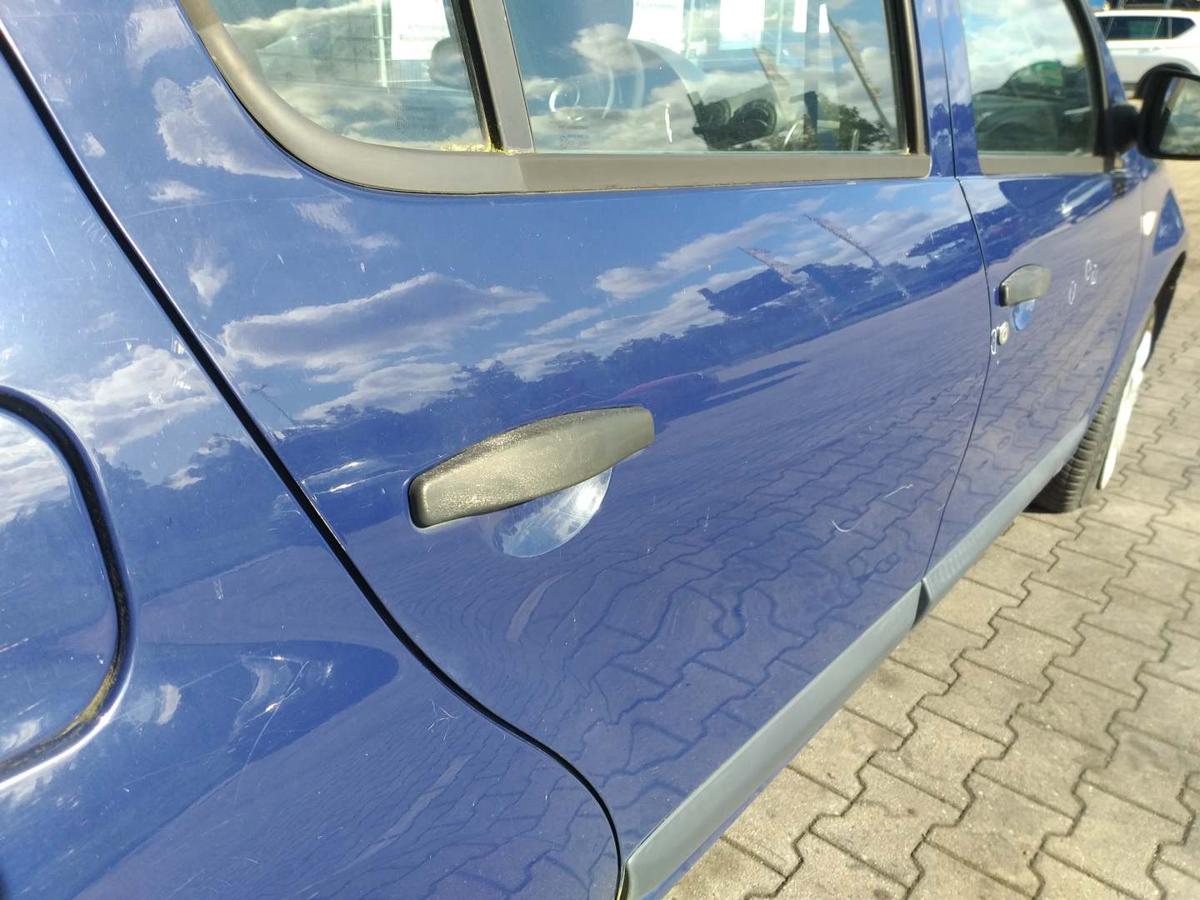 Dacia Sandero original Tür hinten rechts OV61H Blue Marine Bj.2009